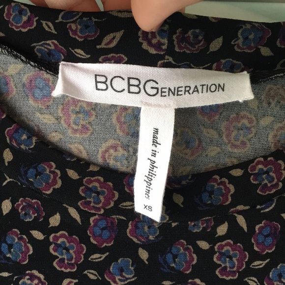 BCBG Generation Long Sleeve Baby Doll Dress - Picture 5 of 8